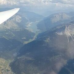 Flugwegposition um 16:14:28: Aufgenommen in der Nähe von Engiadina Bassa/Val Müstair District, Schweiz in 4206 Meter